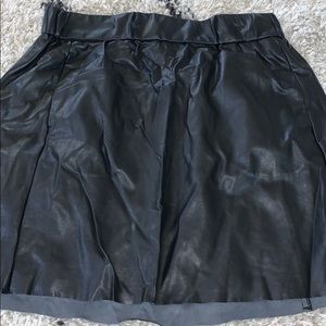 Plain black skirt